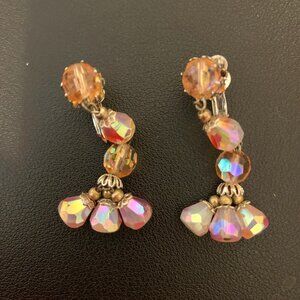Vintage Clip On Coro Earrings.